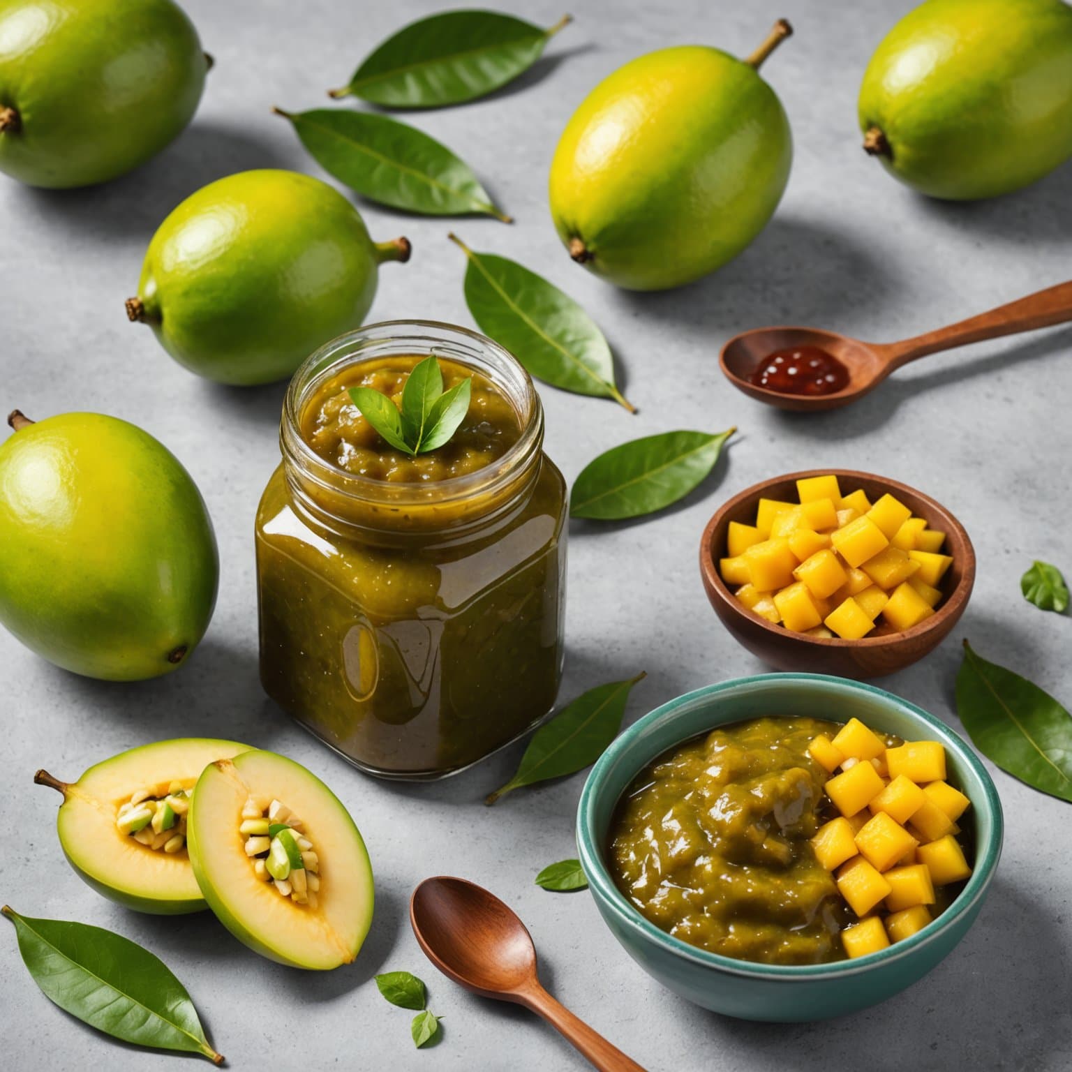Magues grønne mango chutney