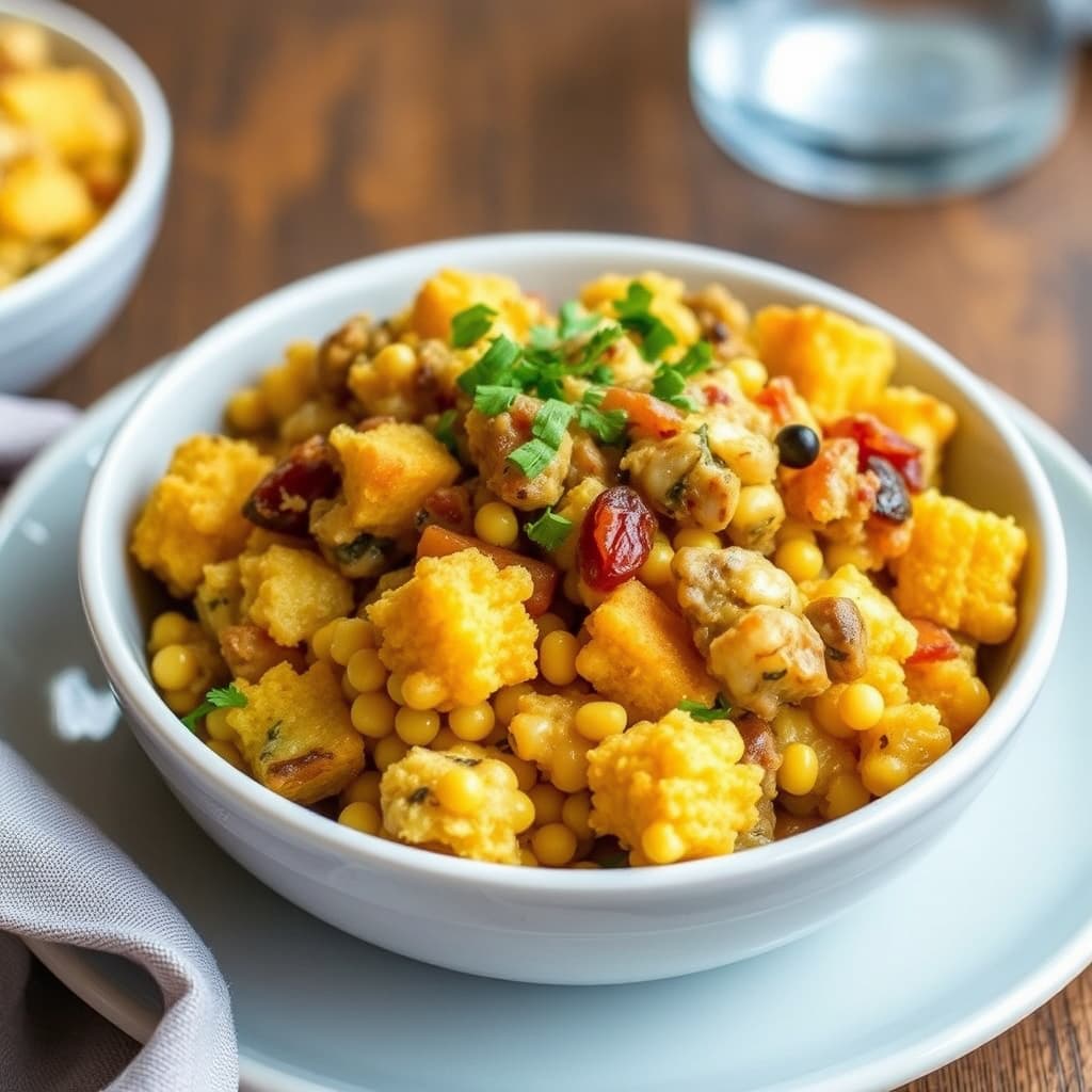 Maisbrøds- og østersfyll