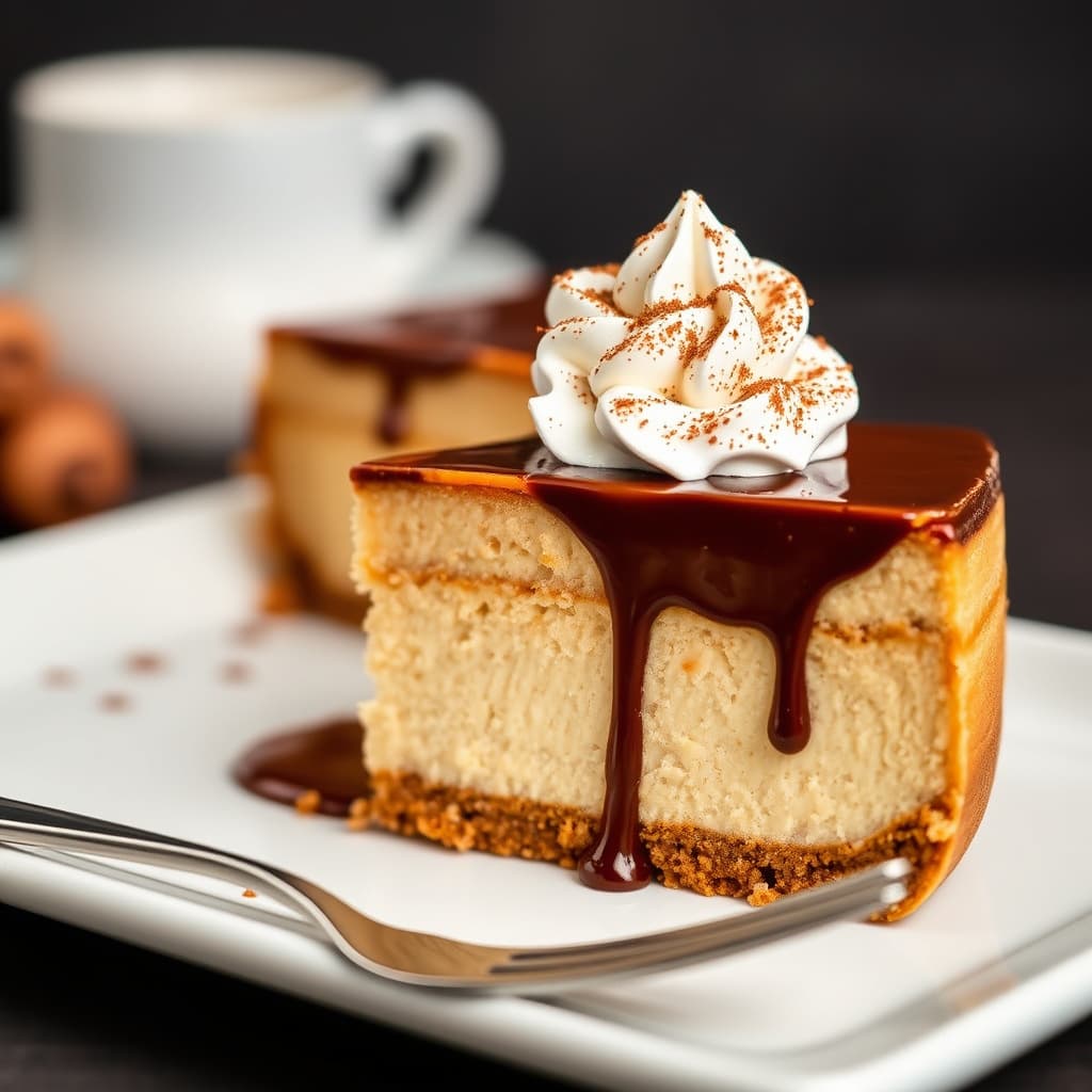Majestetisk Kona-kaffe-ostekake