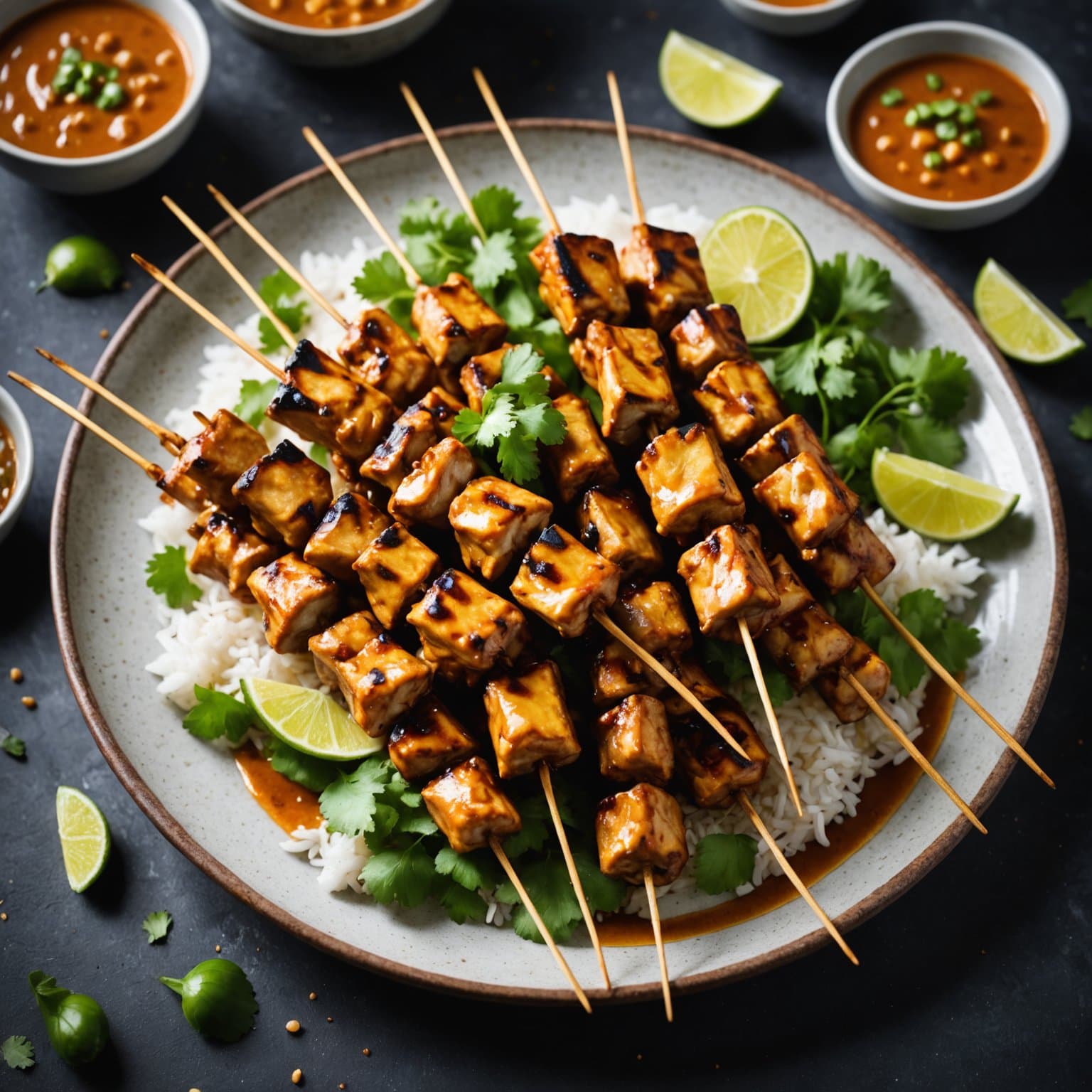 Malaysisk kyllingsatay