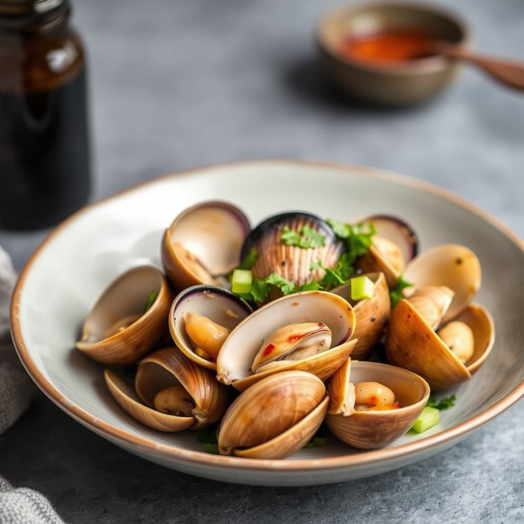 Malaysisk svartpeppermuslinger