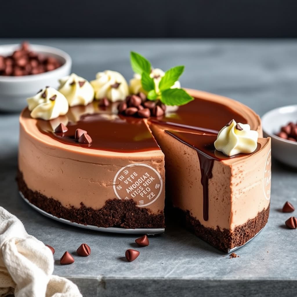 Malted Milk Sjokoladekake med Ostekrem