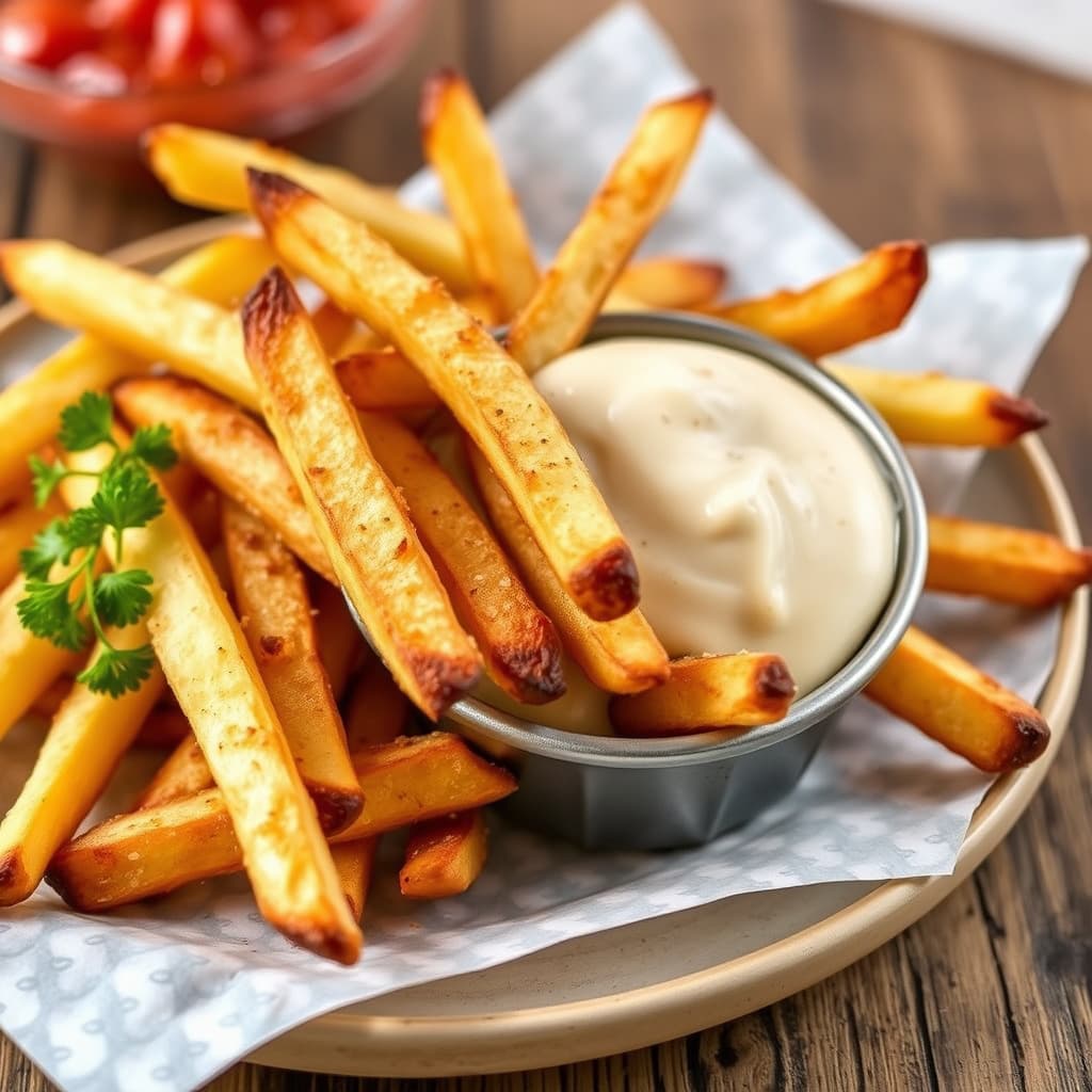 Mamas ovnsbakte franske pommes frites