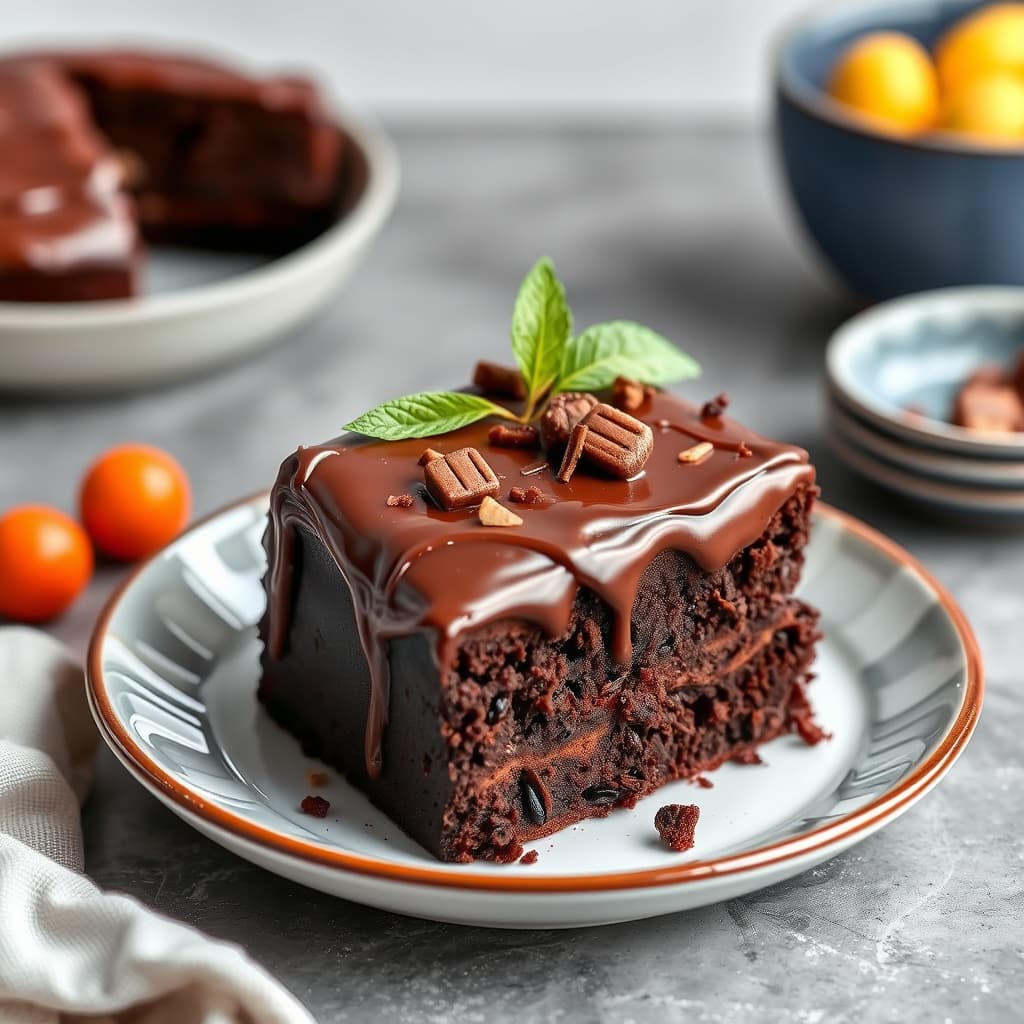 Mandarinkake med sjokolade