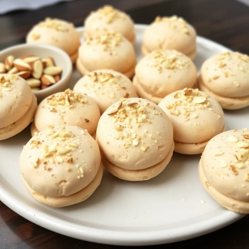 Mandelduftende makroner