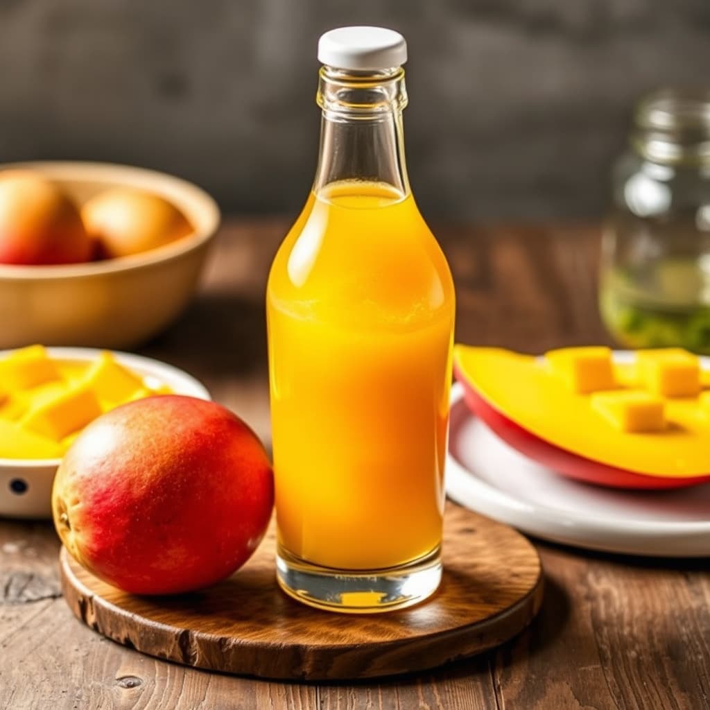 Mangosmaket sirup for brus