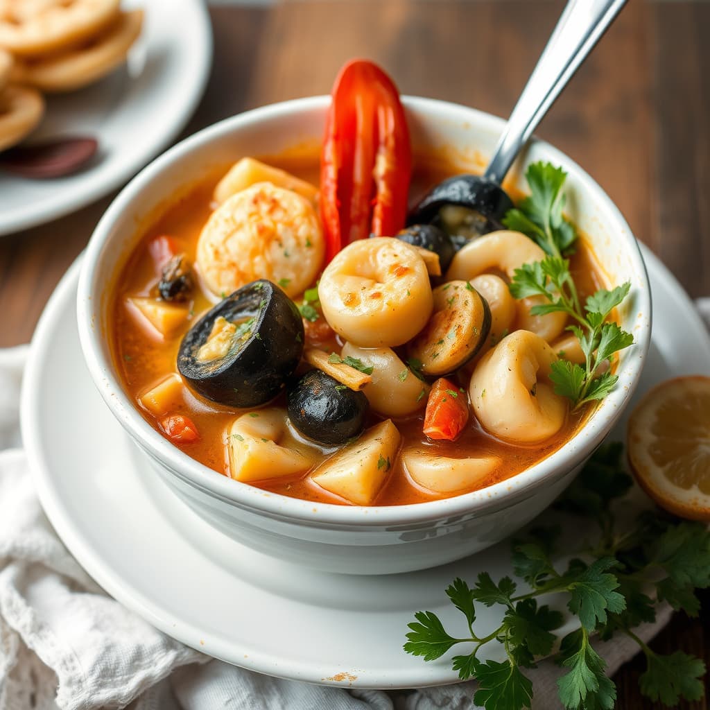 Manhattan-stil sjømatgryte