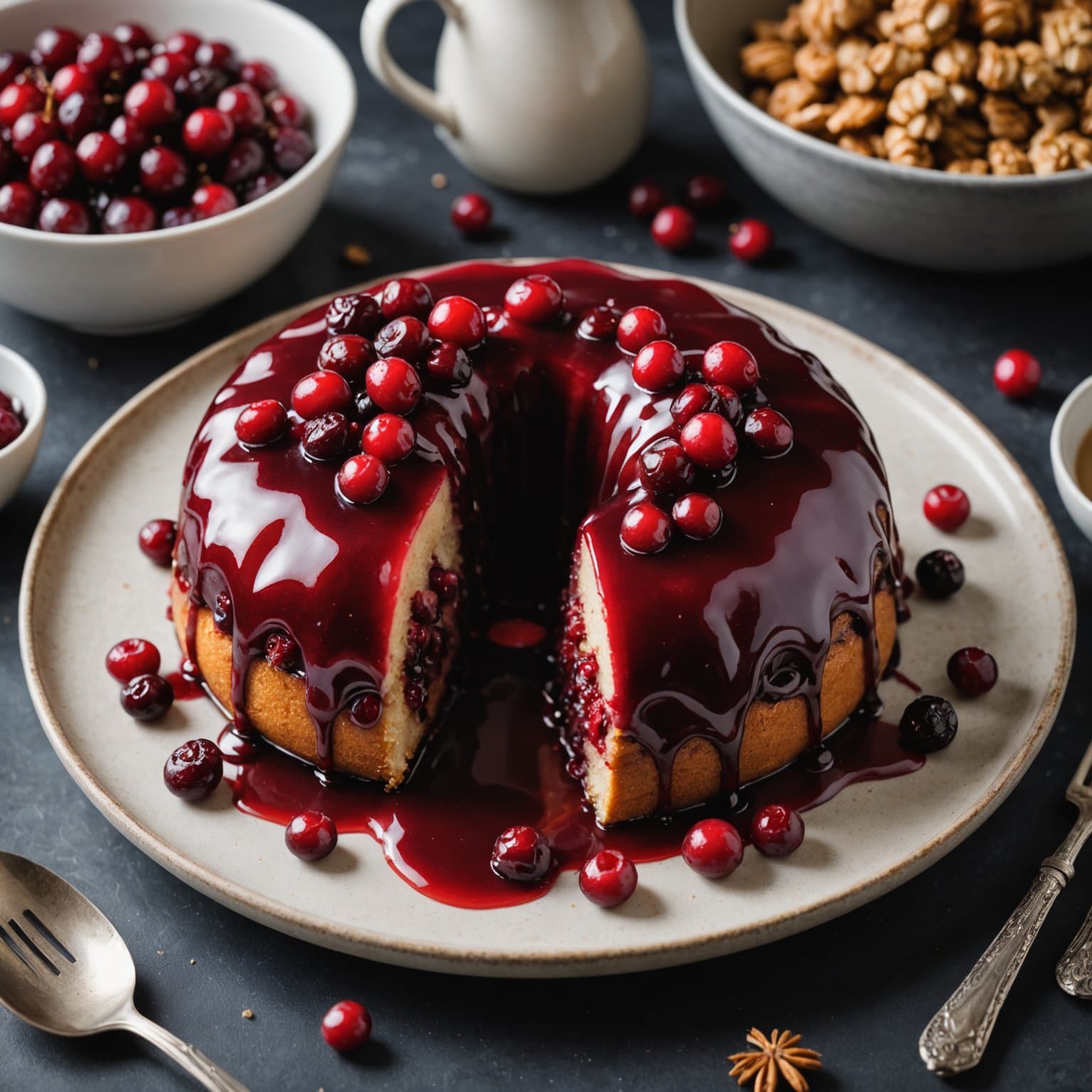 Maple-Cranberry Glaze
