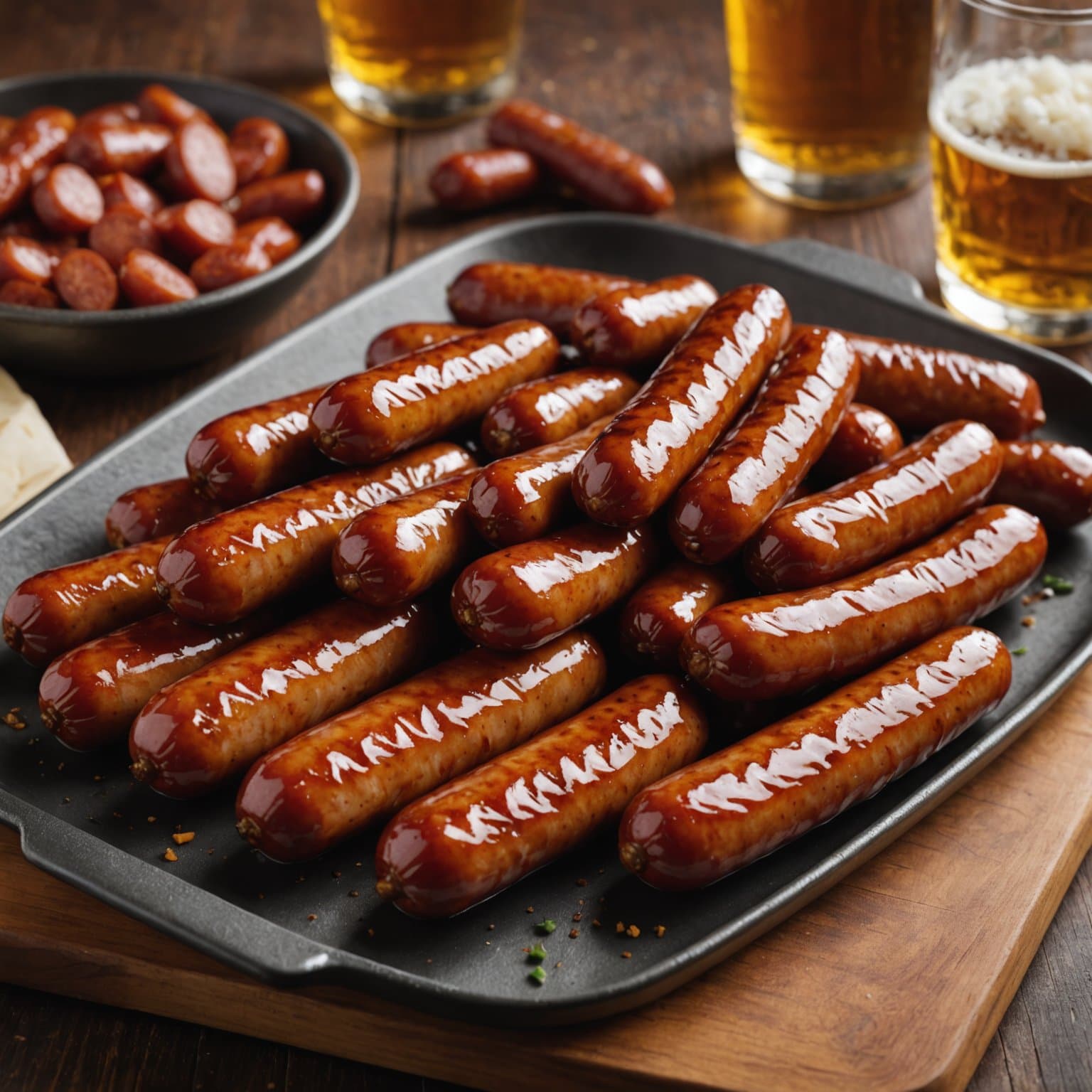 Maple- og ølglaffede Lit'l Smokies® røkt pølse