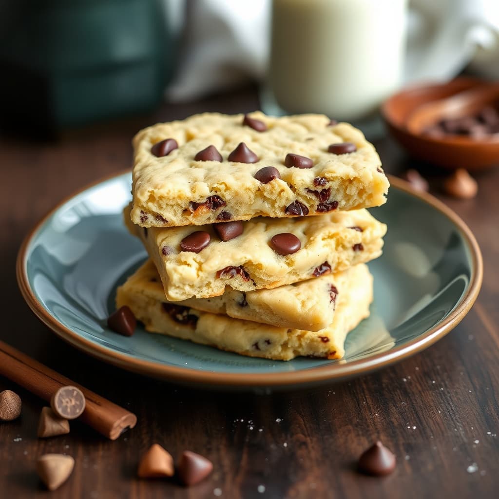 Maple- og sjokoladekjeks med shortbread