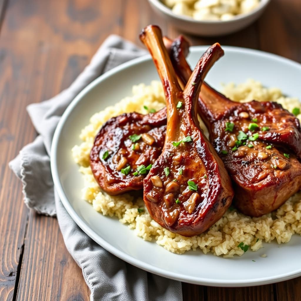 Marokkanske lammekoteletter