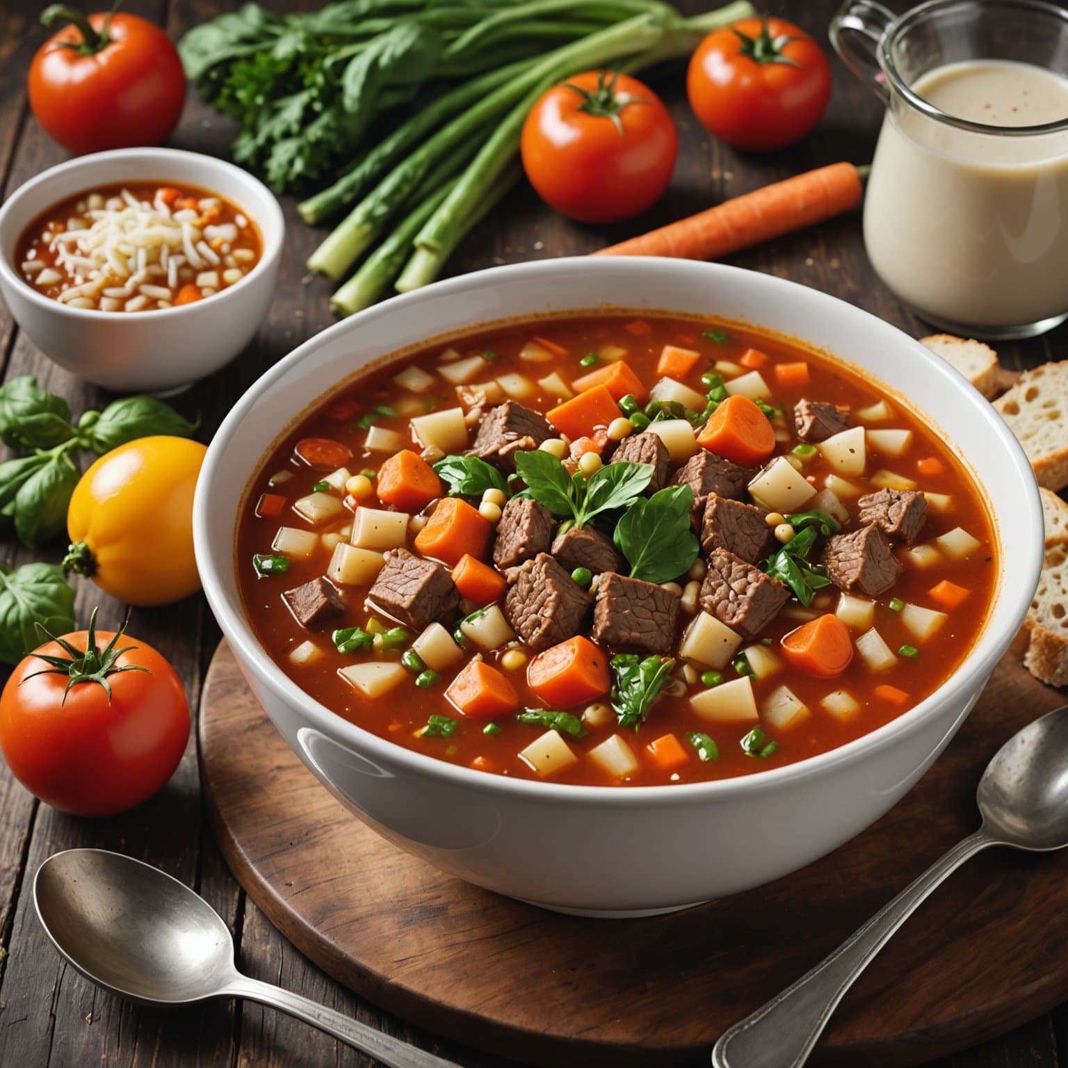 Marthas grønnsaks- og kjøttsuppe