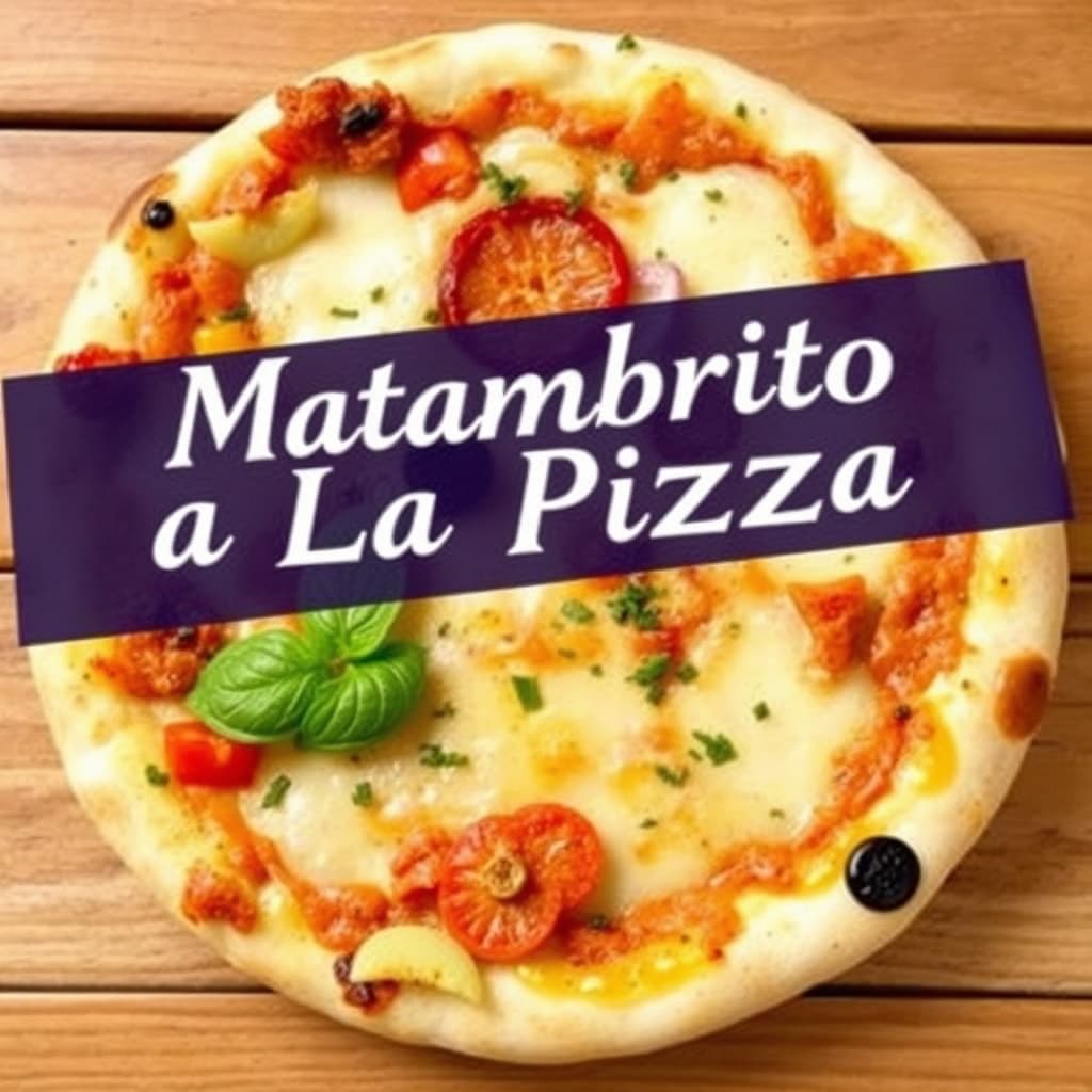 Matambrito på pizza