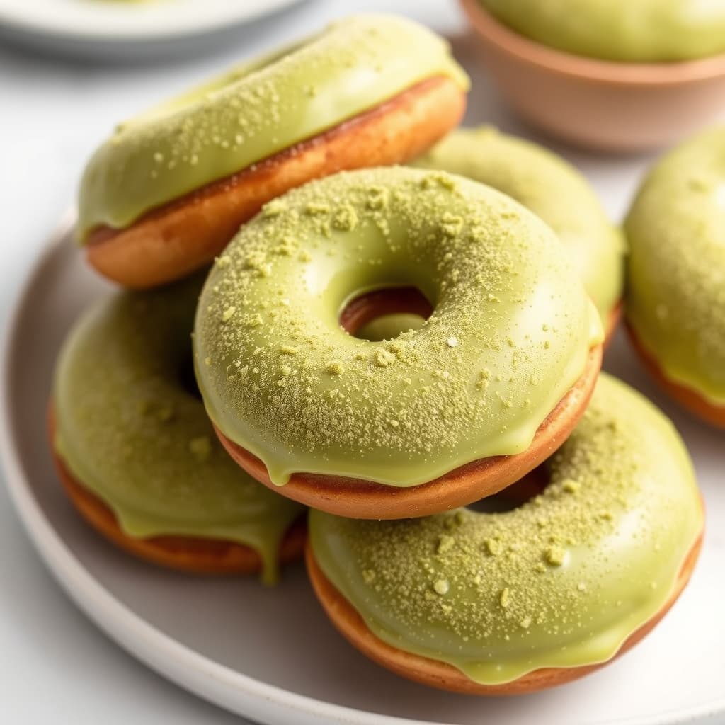 Matcha Doughnuts