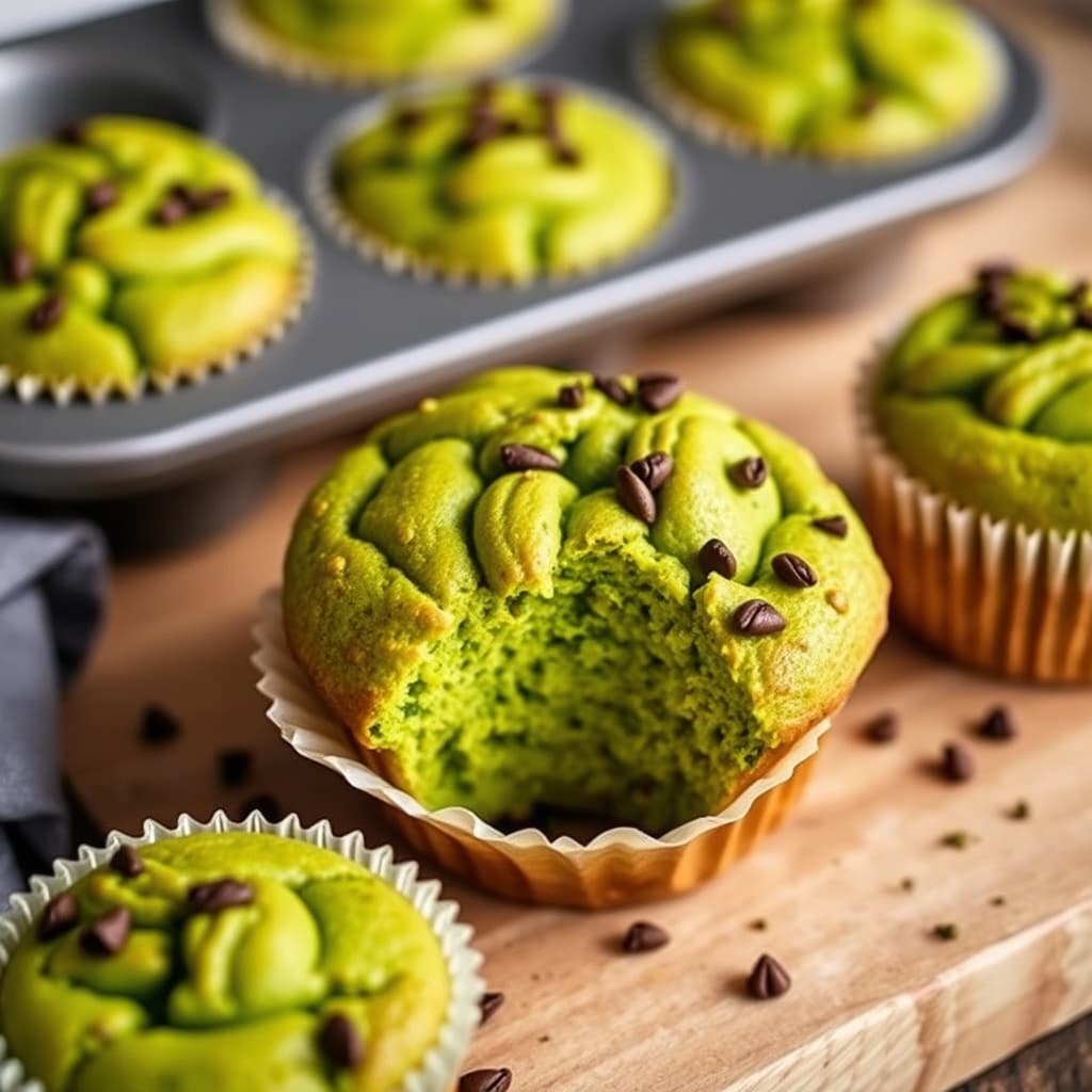 Matcha-muffins