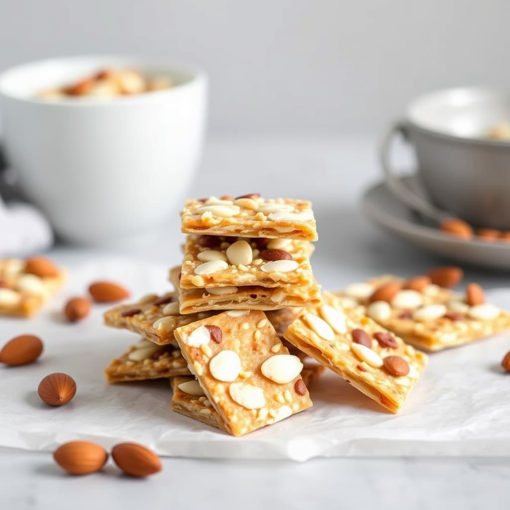 Matzo med mandelkaramell