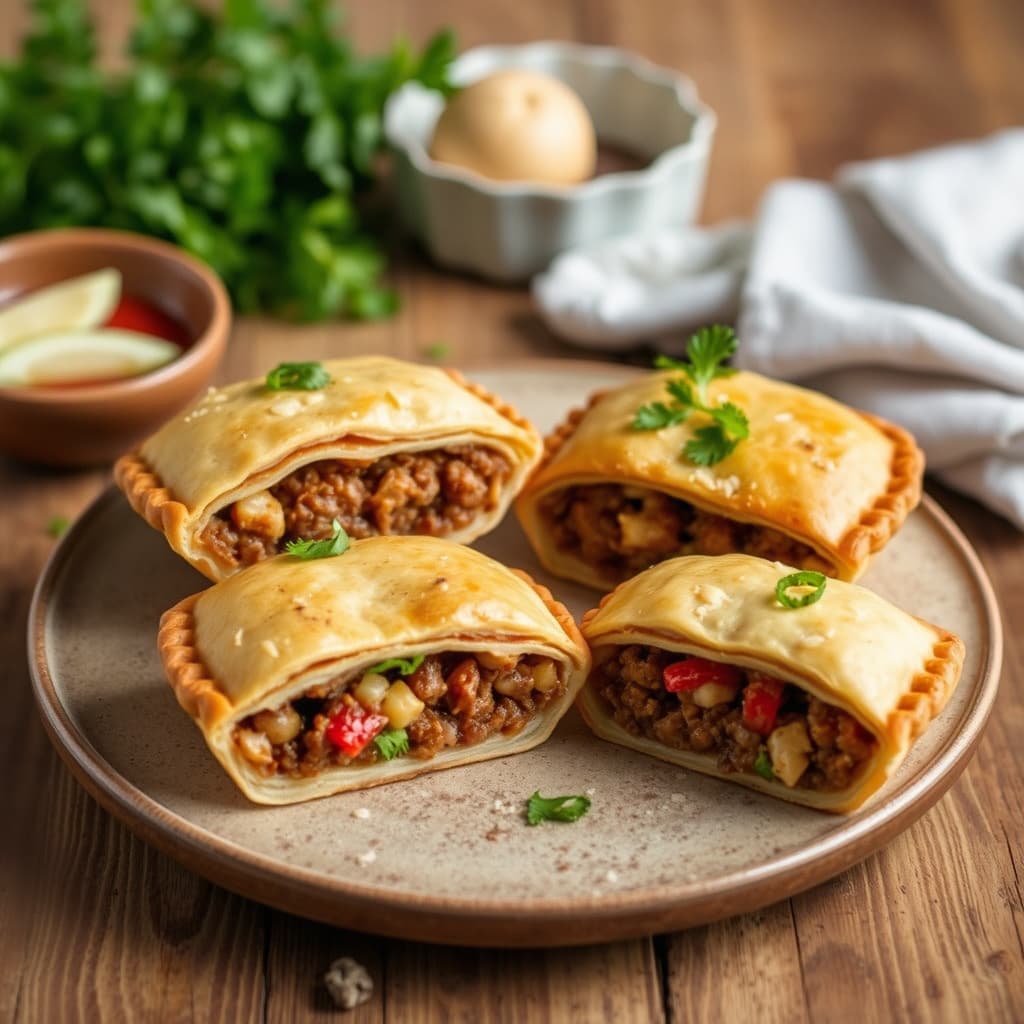 Mediterranske kjøttpaier (Sfeeha)