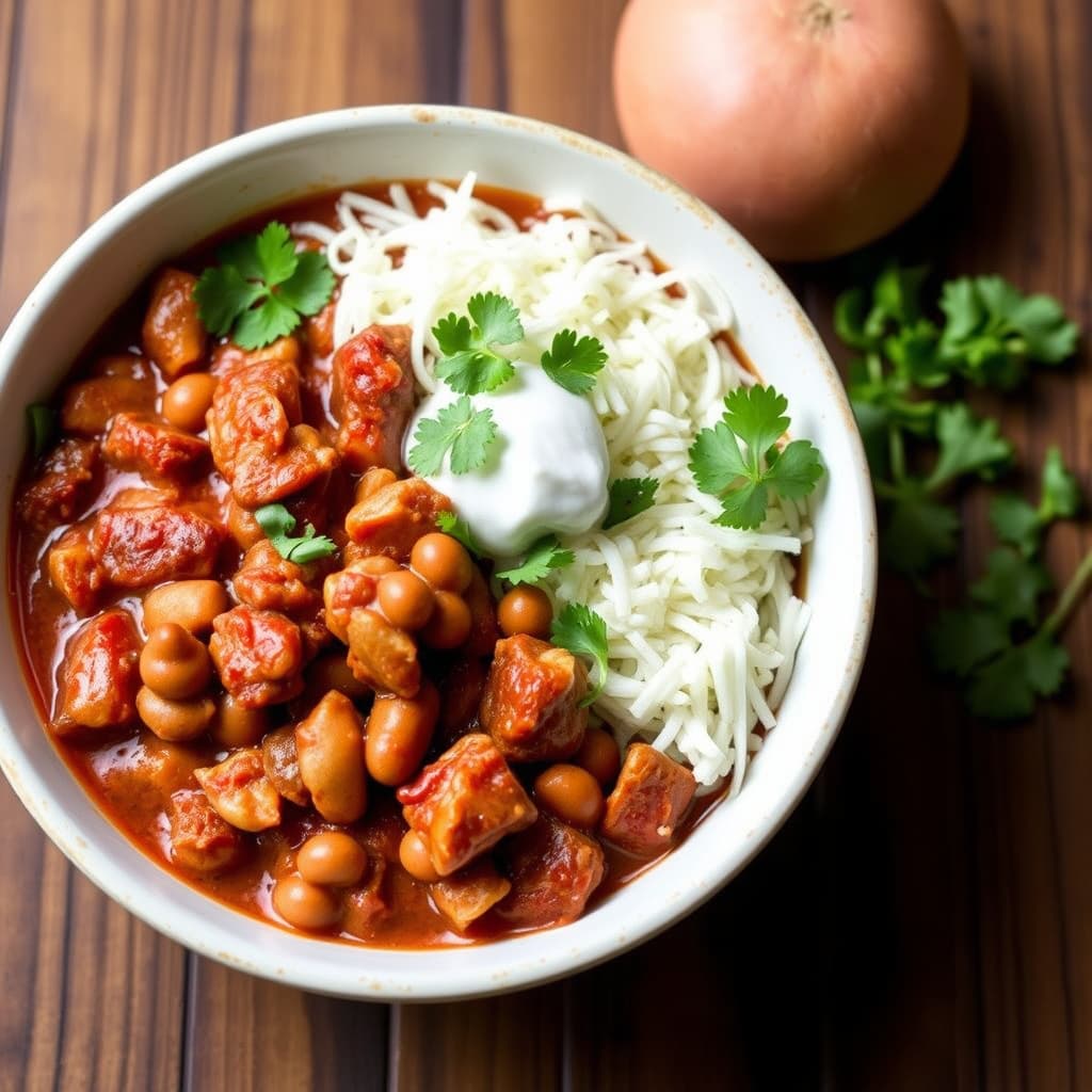 Meksikansk chorizo og kalkunchili