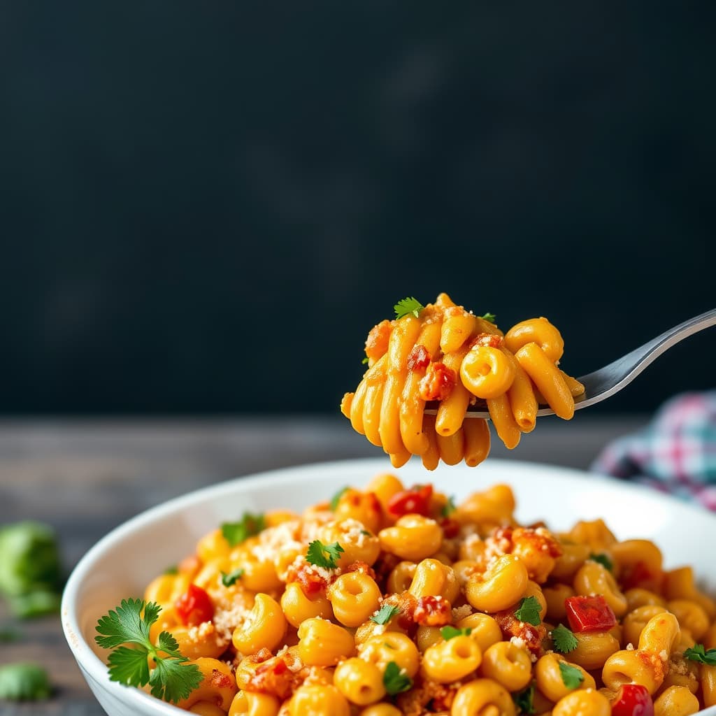 Meksikansk-inspirert makaroni og ost