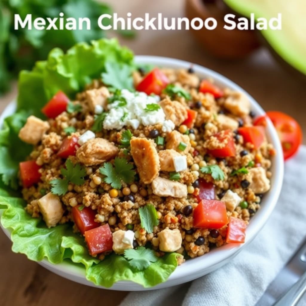 Meksikansk kylling- og quinoa-salat