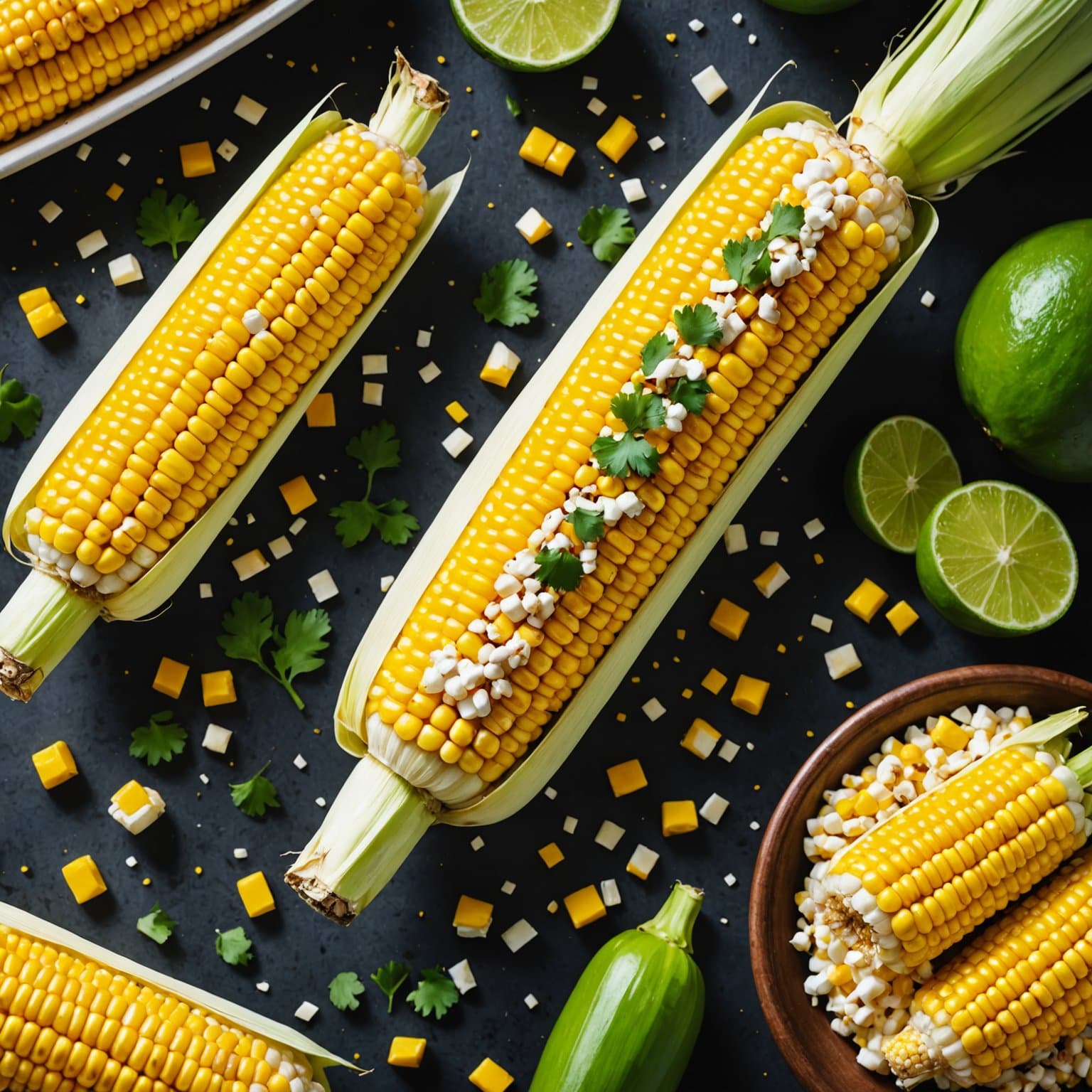 Meksikansk maiskolbe (Elote)