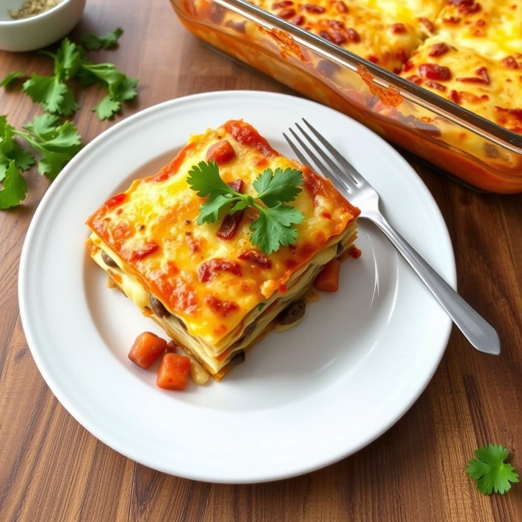 Meksikansk tortilla-grateng