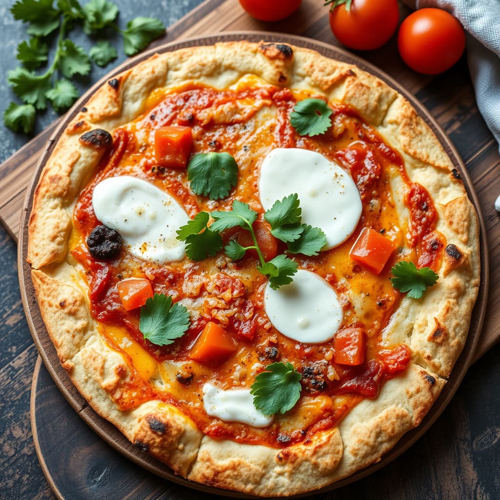 Meksikansk tortilla-pizza