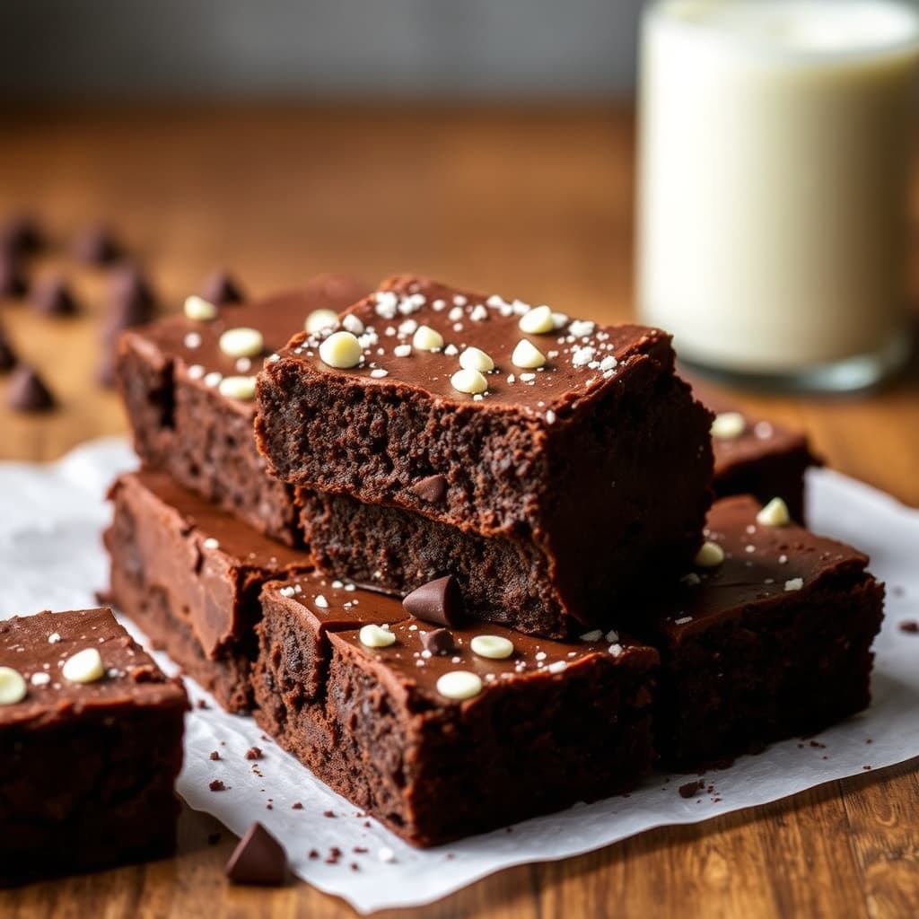 Melkechokoladebrownies