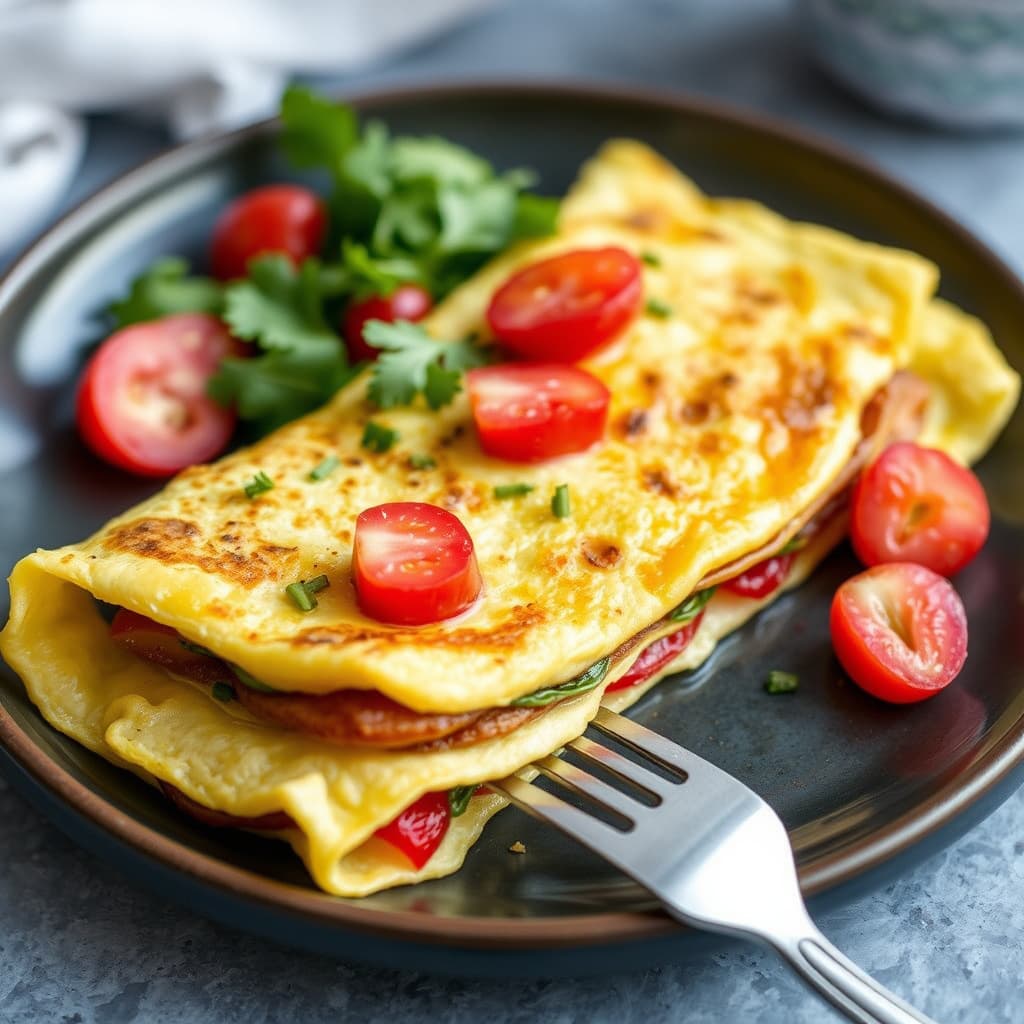 Memries lagdelte omelett