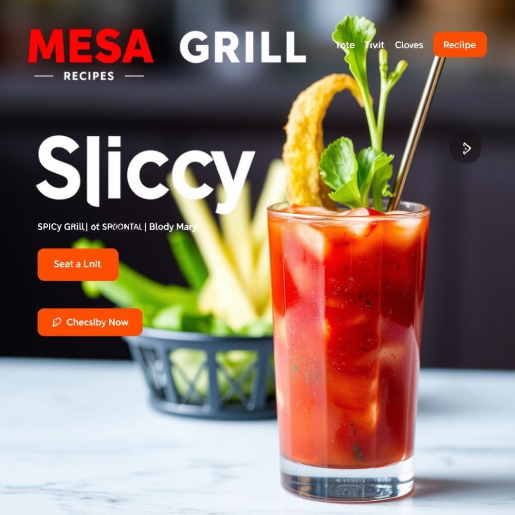 Mesa Grills krydrede Bloody Mary