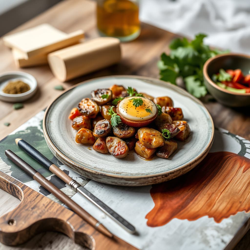 Middag på en malers palett