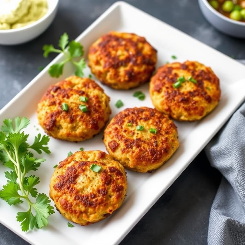 Midtøsten-inspirerte krydrede potetkaker