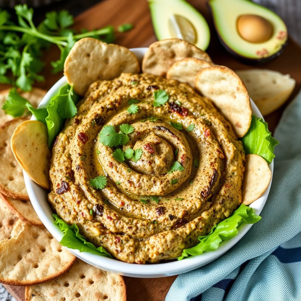 Midtøstens ildrøkte auberginedip: Babaganoush