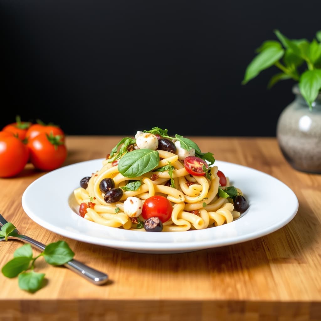 Min vårhøstsalat med pasta