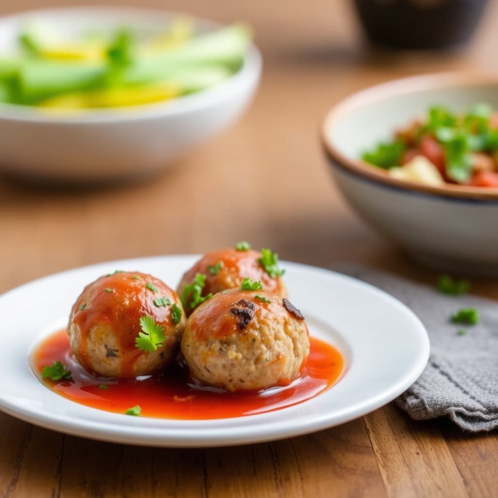 Mini kalkunkjøttboller