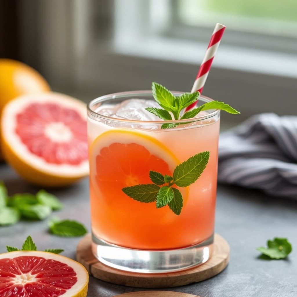 Mintet grapefrukt-kulør