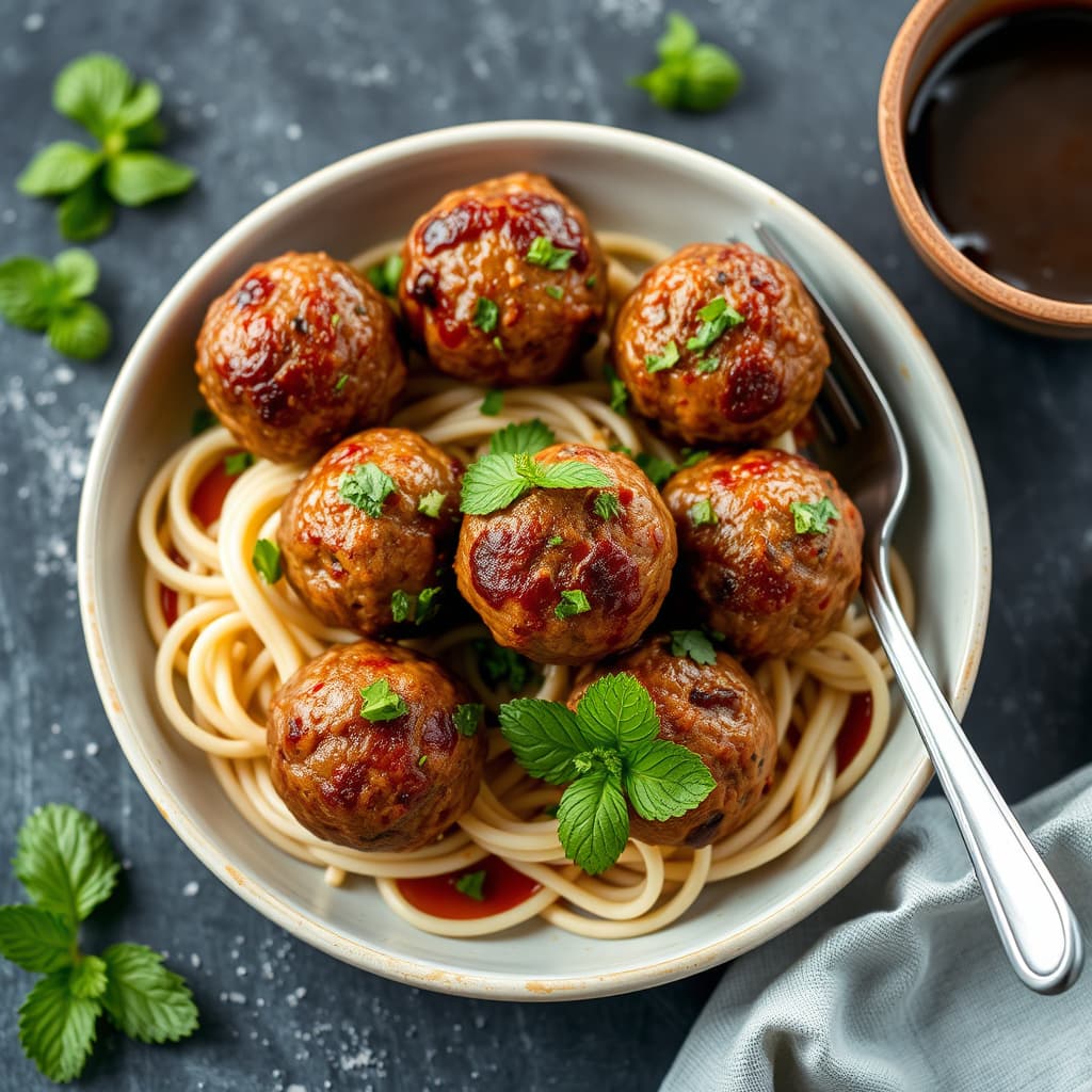 Minty Meatballs