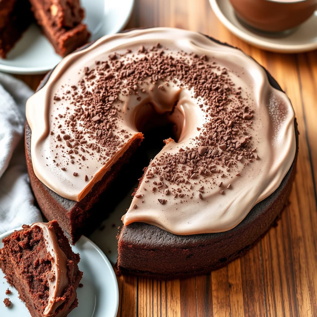 Mocha-Fudge-kake