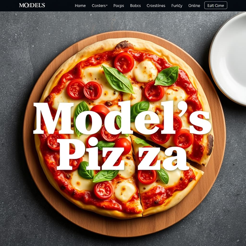 Modelens pizza