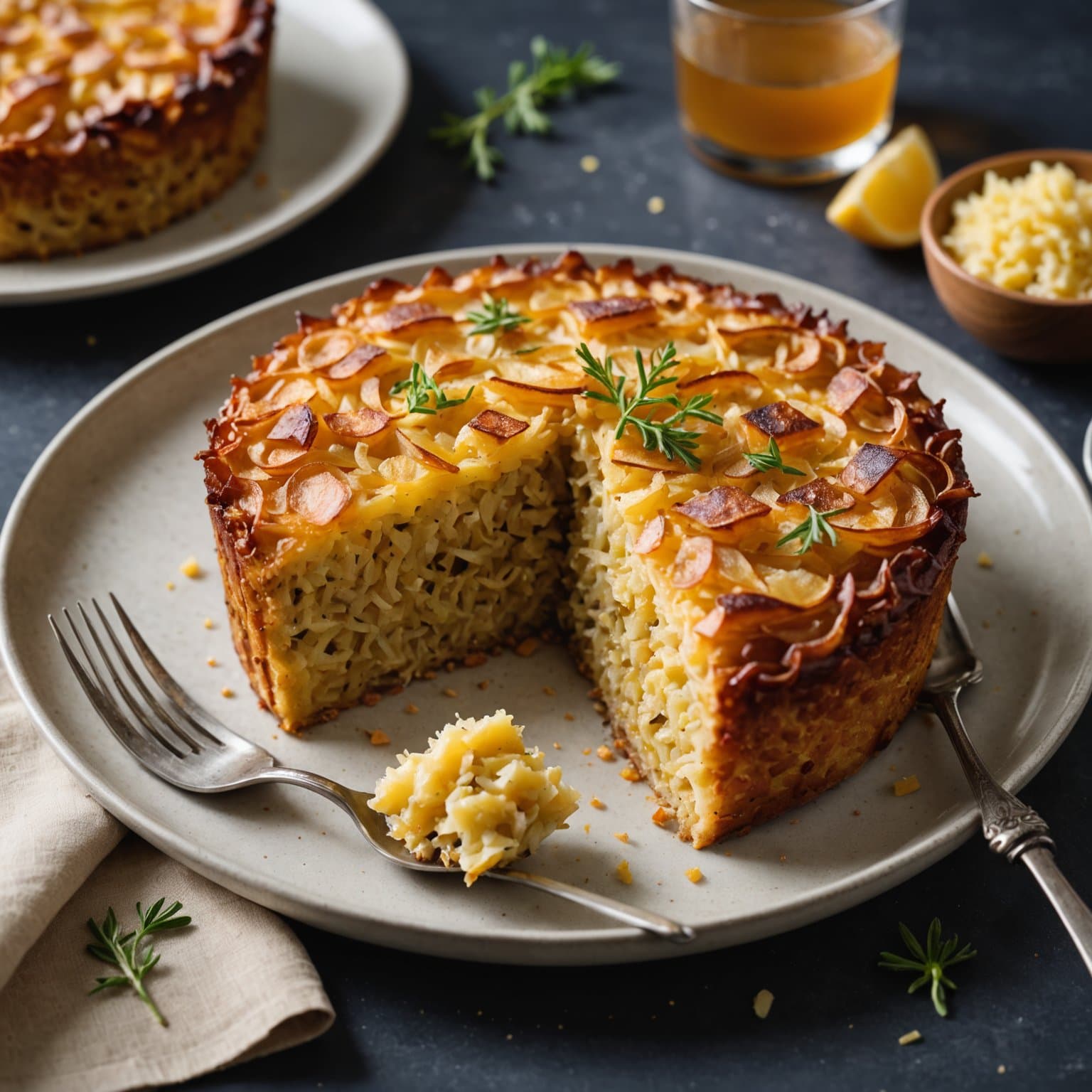 Moderne jødisk lavfett kugel