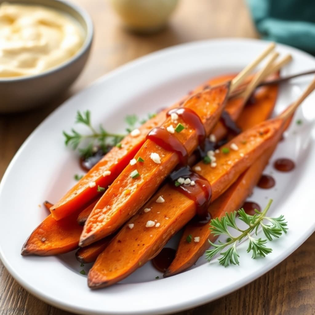 Molasses, pepperrot, søtpotetstaver