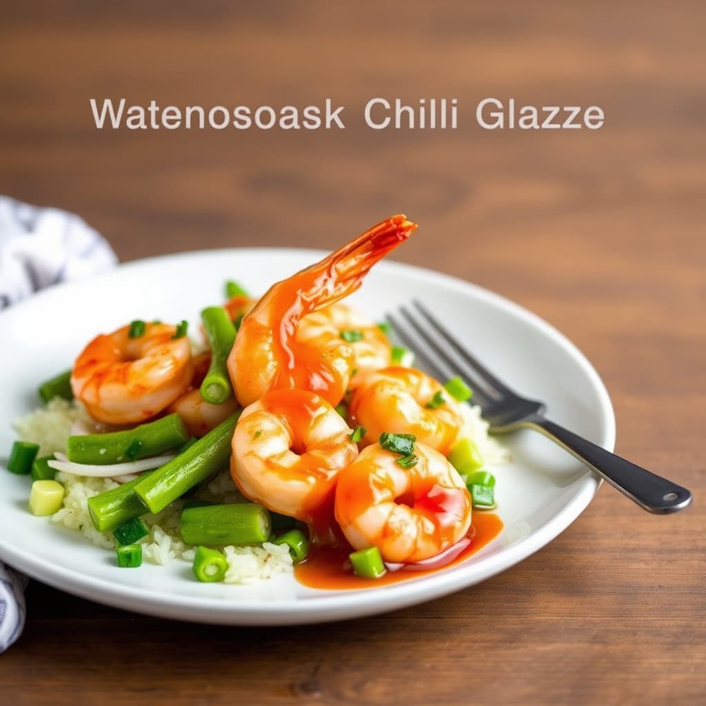 Monsterreke med appelsin- og chilisaus