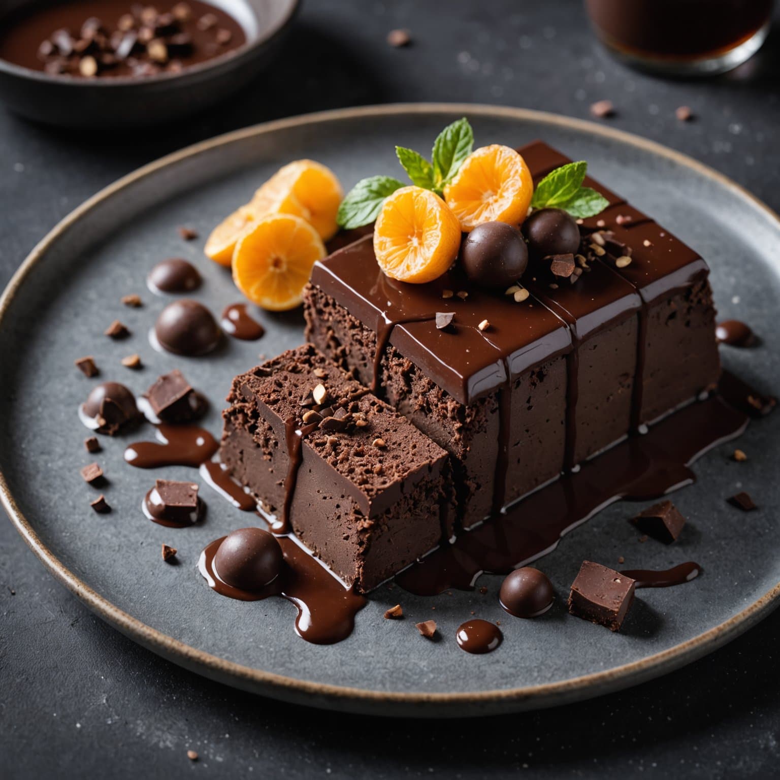 Mørk sjokoladesemifreddo