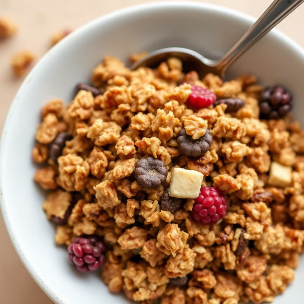 Mors hjemmelagde granola