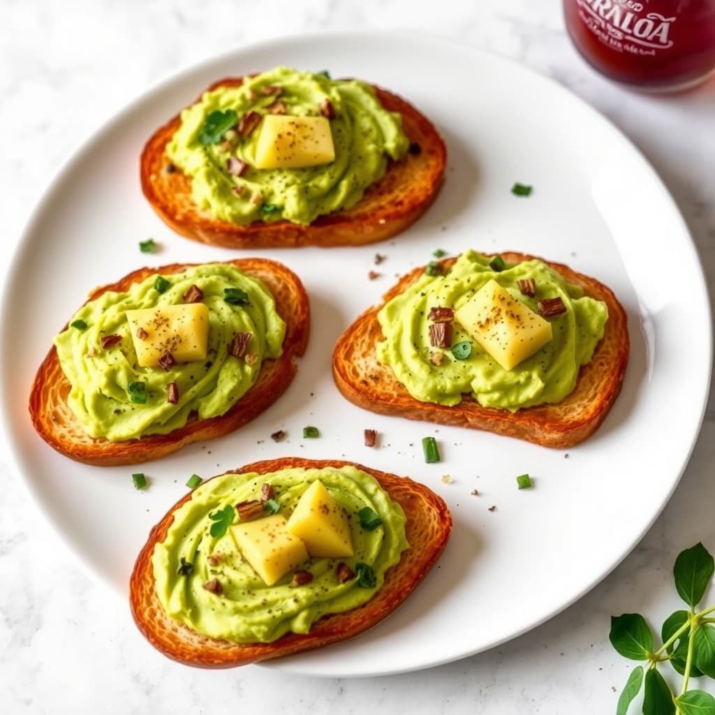 Mostede avokadotoast