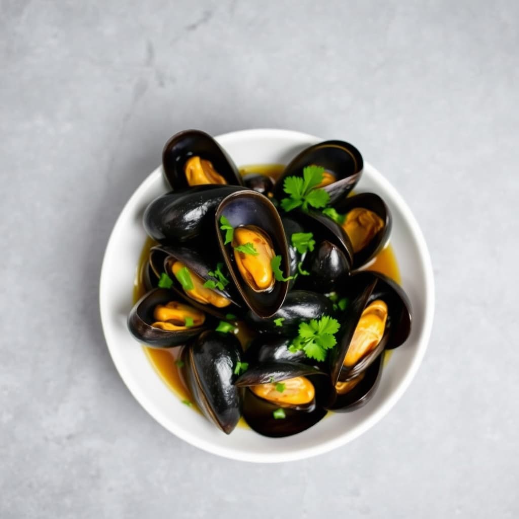 Muslinger i en sherrymarinade