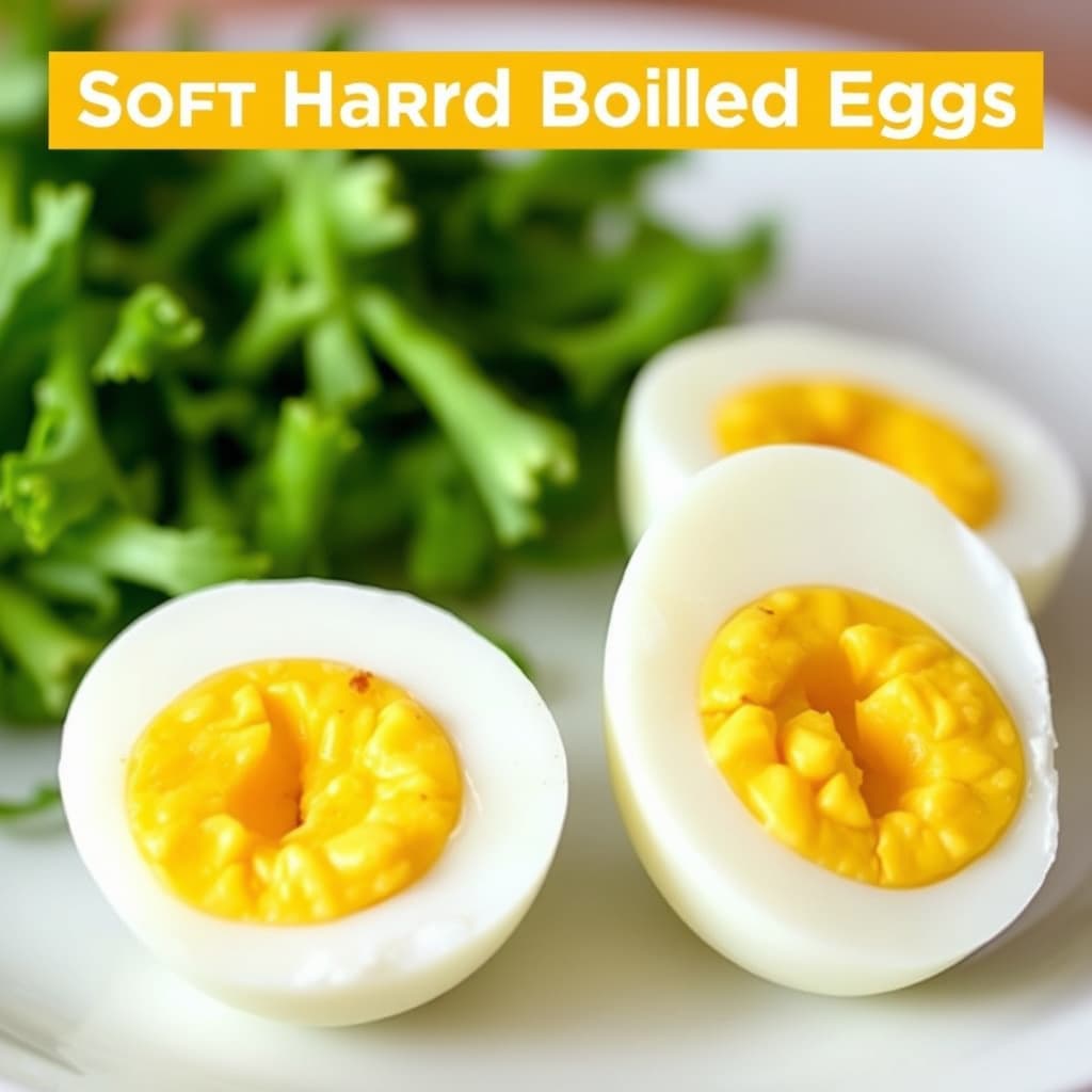 Myke og harde kokte egg