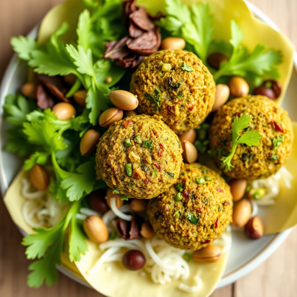 Nancy's falafel og pistasjnøtter