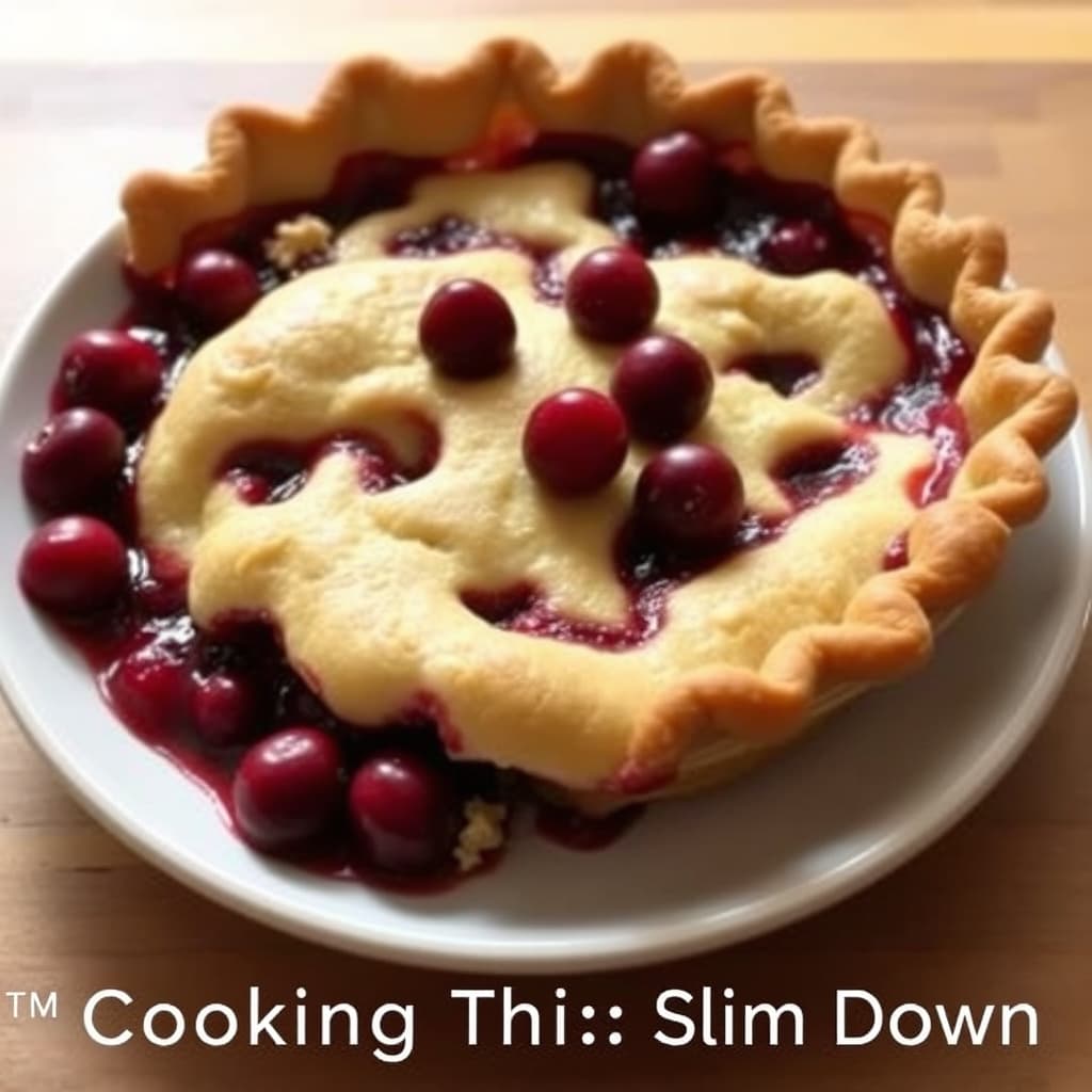 Nantucket tranebærpai, lett og slankende matlaging
