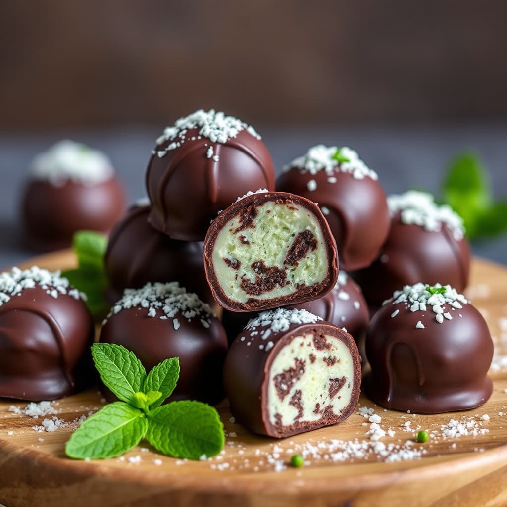 Nederlandsk sjokolade- og myntetrøfler